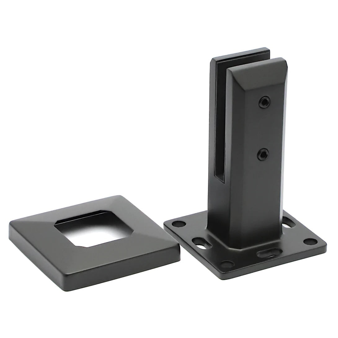 Life Style spigot for glass pool fencing with black finish, high durability for outdoor use