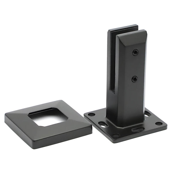 Life Style spigot for glass pool fencing with black finish, high durability for outdoor use